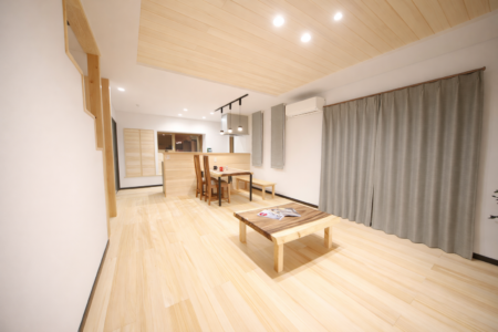 家族が自然とリビングに集まる家