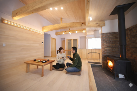 直火を炊いて、ゆっくりと過ごす休日