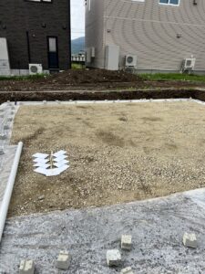 F様邸工事の様子