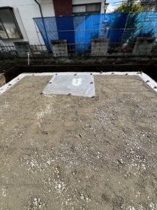 K様邸工事の様子